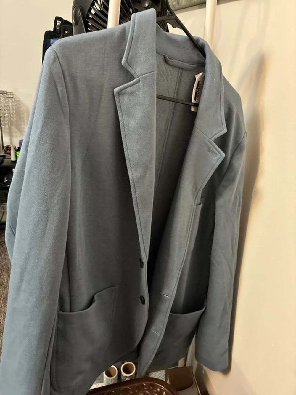 Men’s nwt xl blue knit blanket jacket goodfellow